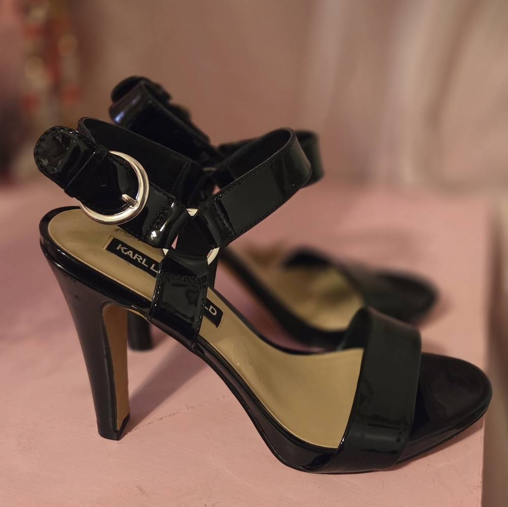 Karl Lagerfeld Black Women's Heels